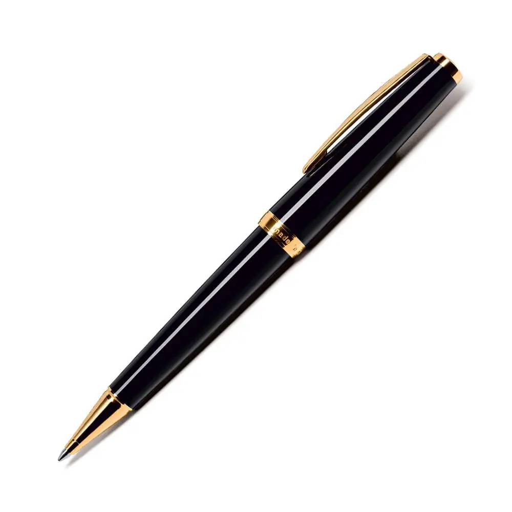 Cleo Skribent, Kugelschreiber Classic Gold, Schwarz 1