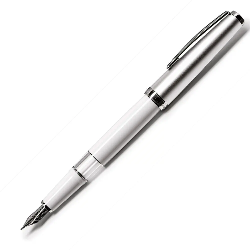 Cleo Skribent, Füller Classic Metall, Weiß 1