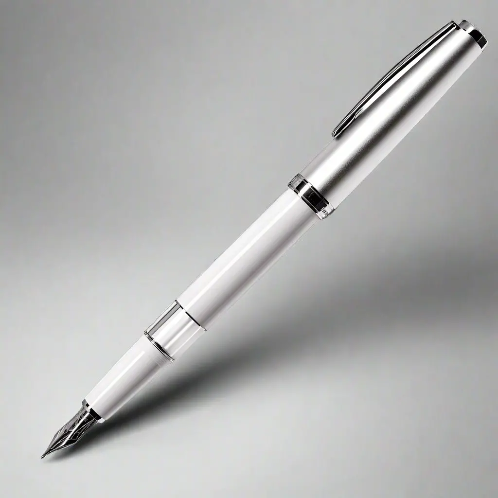 Cleo Skribent, Füller Classic Metall, Kolbensystem, Weiß 1