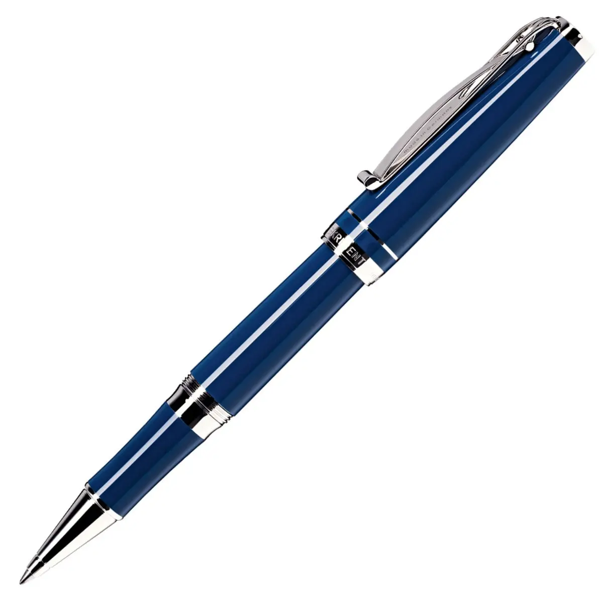 Cleo Skribent, Tintenroller Skribent Platin, Dunkelblau 1