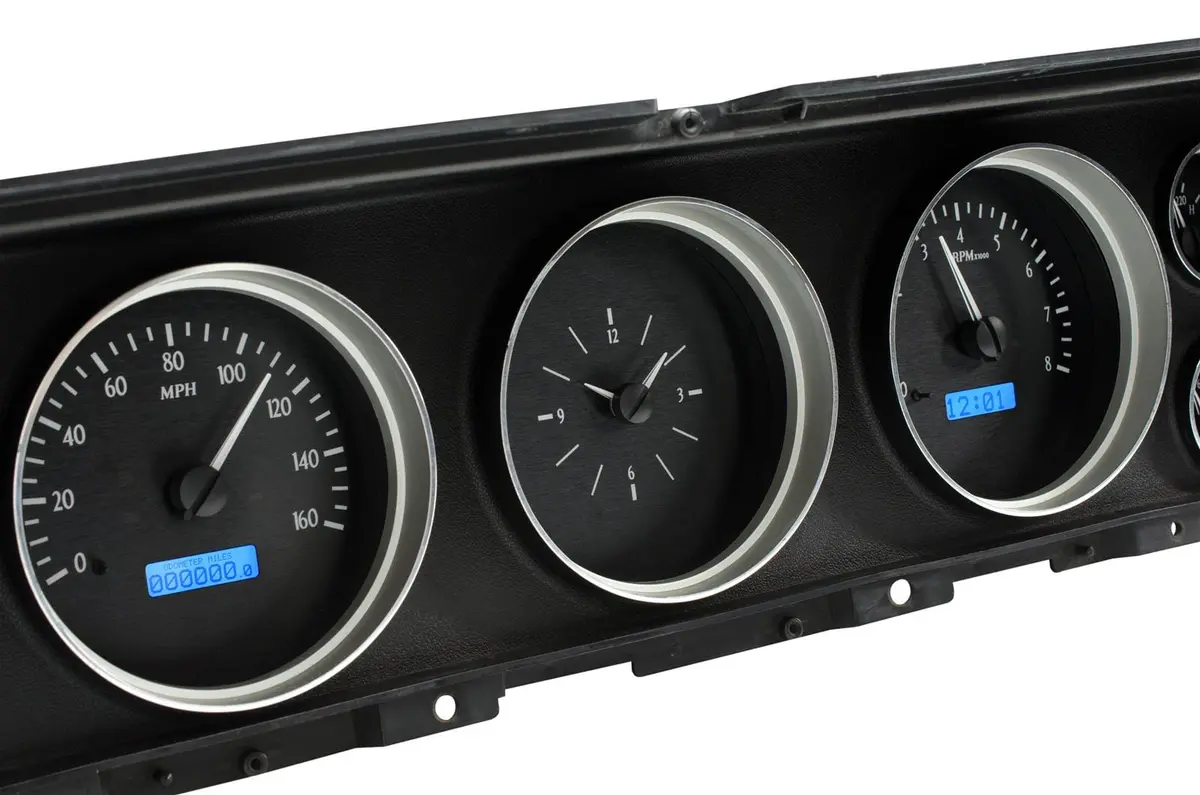 Dakota Digital Vhx-67C-Imp-K-B Direct-Fit Analog Gauge Cluster For Classic Impalas 1