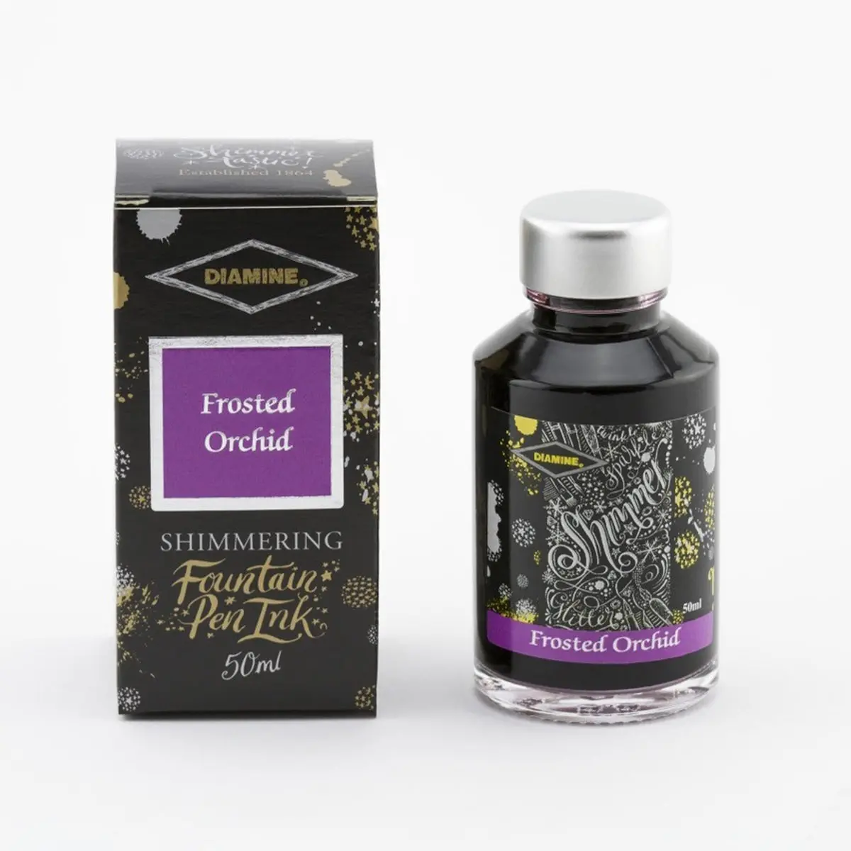 Diamine, Tintenglas Shimmering, 50 Ml, Frosted Orchid 1