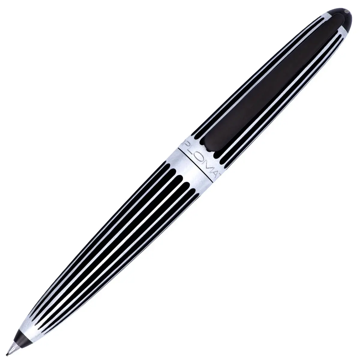 Diplomat, Bleistift Aero, 0,7Mm Mine, Stripes Black 1