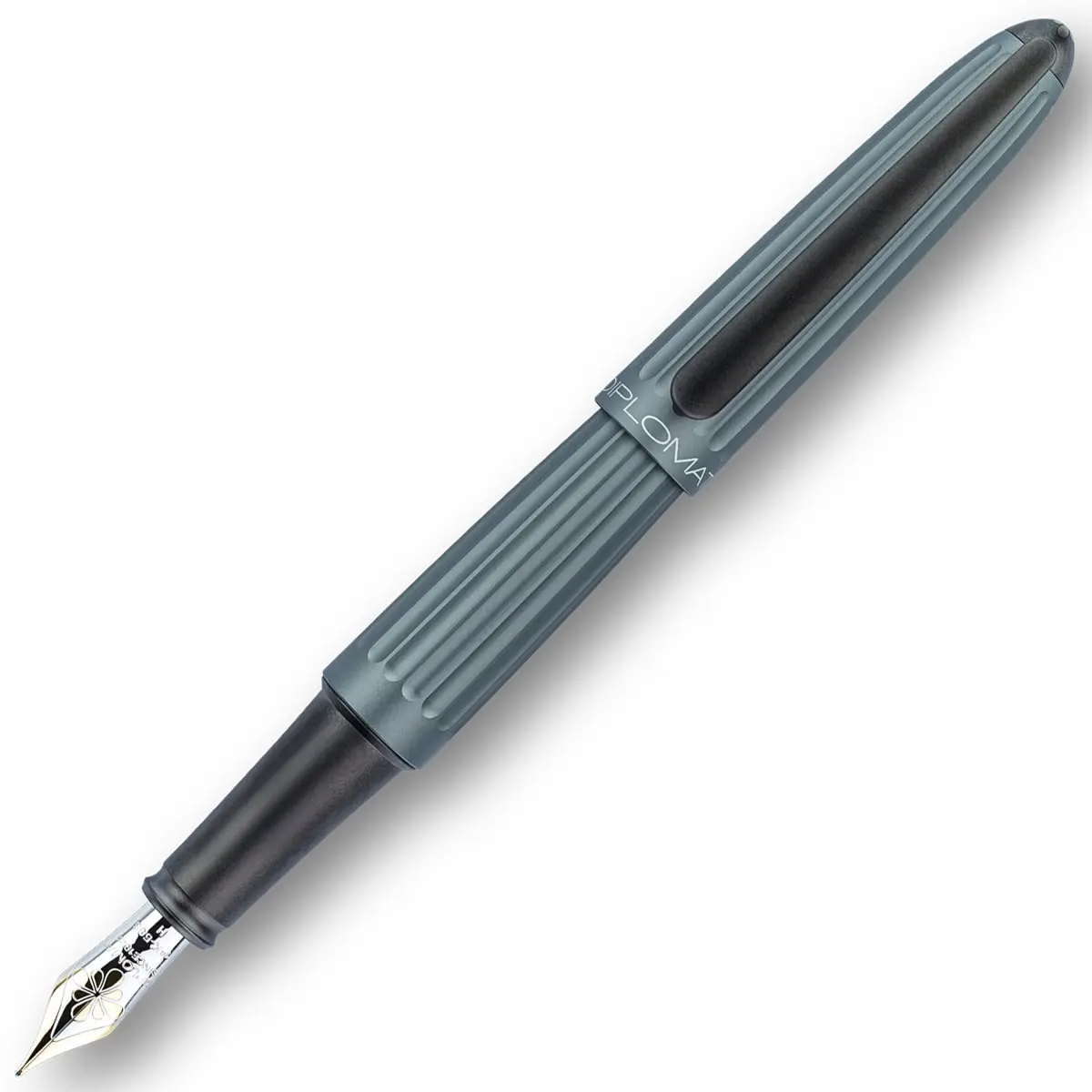 Diplomat, Füller Aero, 14K Feder, Grau 1