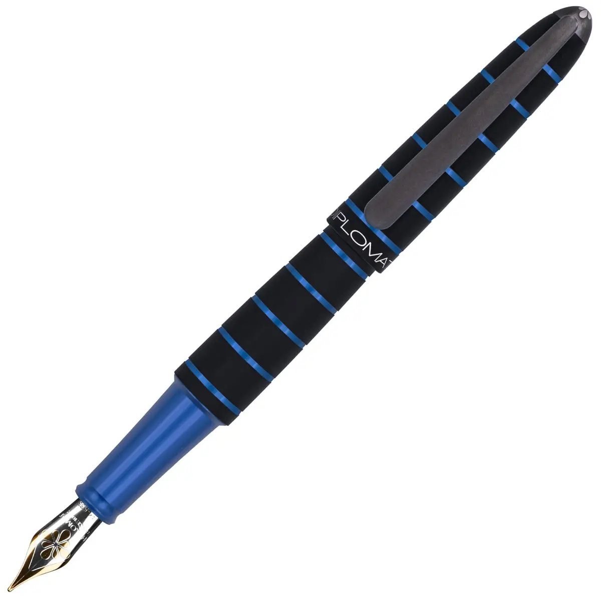 Diplomat, Füller Elox, 14K Feder, Schwarz-Blau 1