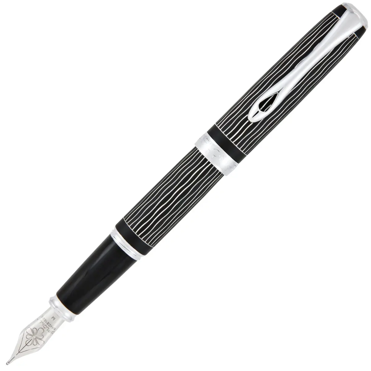 Diplomat, Füller Excellence A Plus, Wave Guillochiert, Lapis Schwarz 1