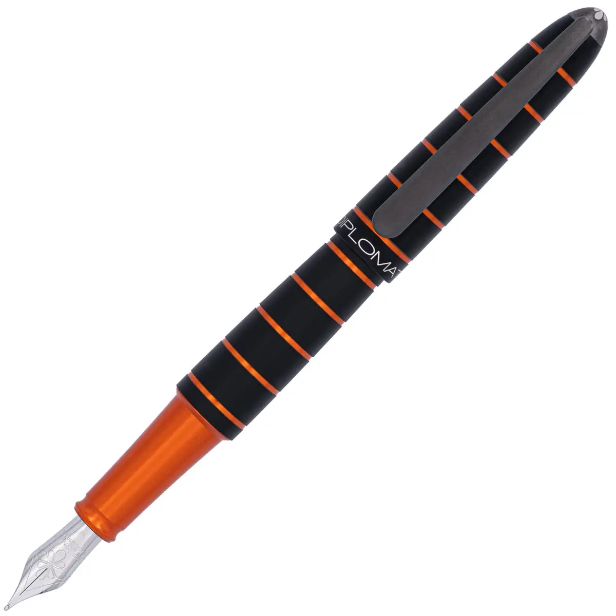 Diplomat, Füller Elox, Ring Design, Schwarz-Orange 1