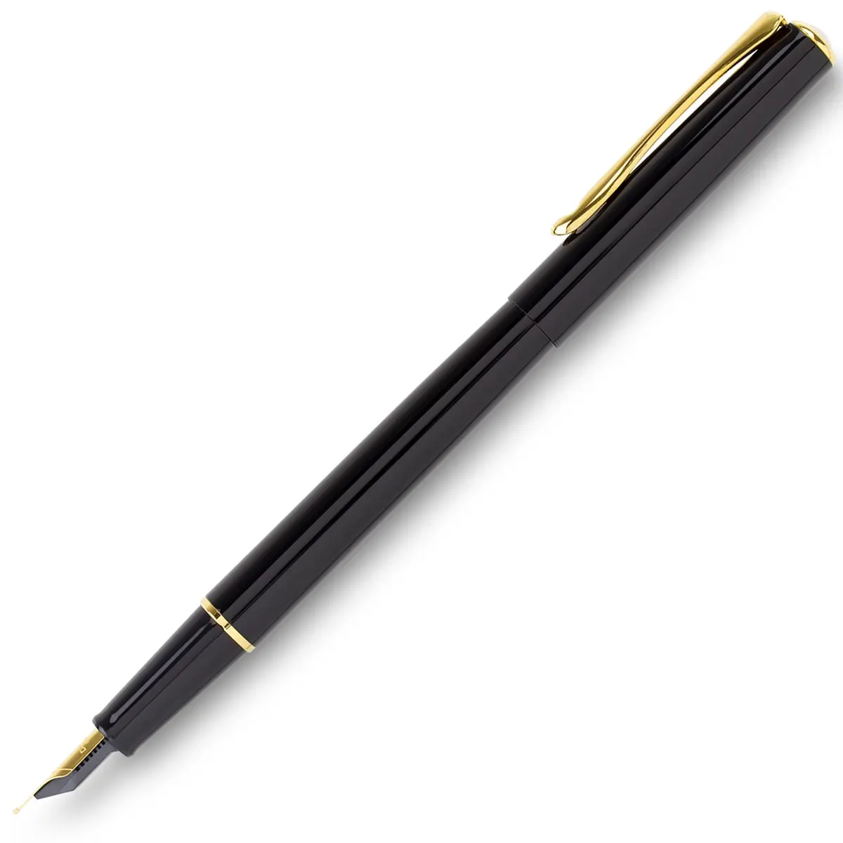 Diplomat, Füller Traveller, Schwarz-Gold 1