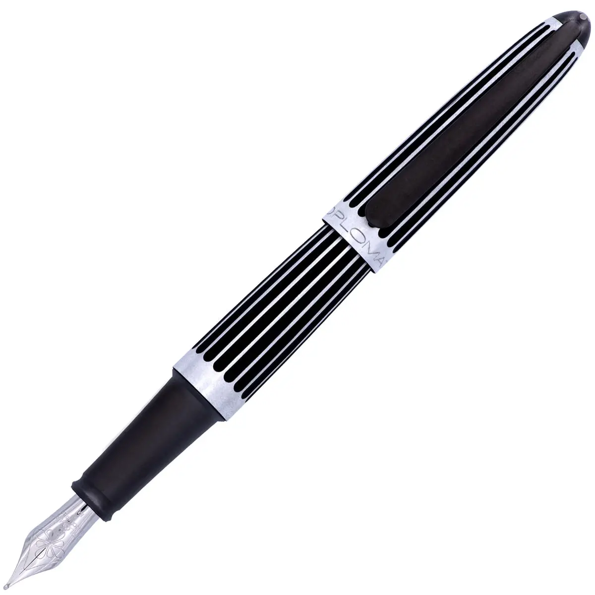 Diplomat, Füller Aero, Stripes Black 1