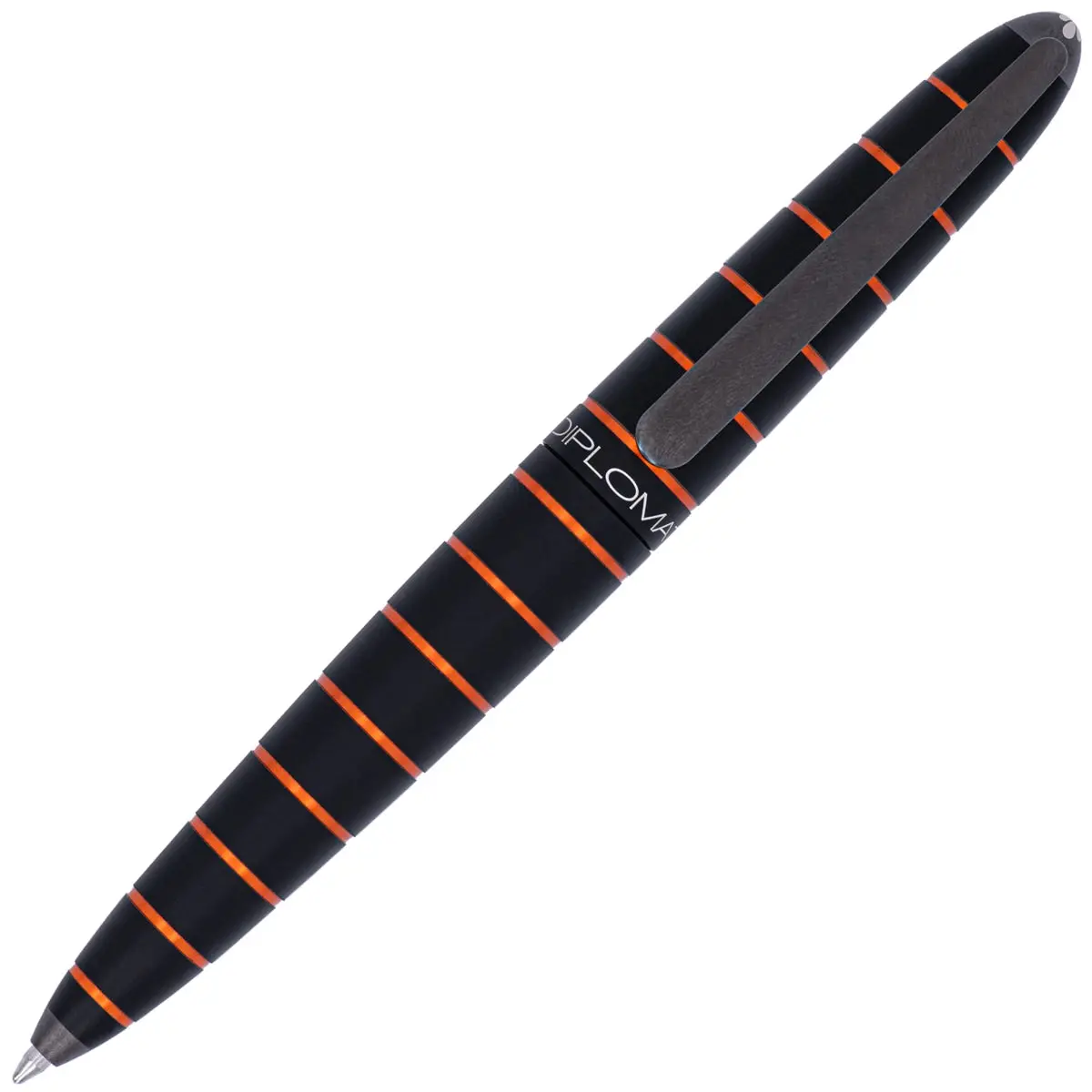 Diplomat, Kugelschreiber Elox, Ring Design Easyflow Mine, Schwarz-Orange 1