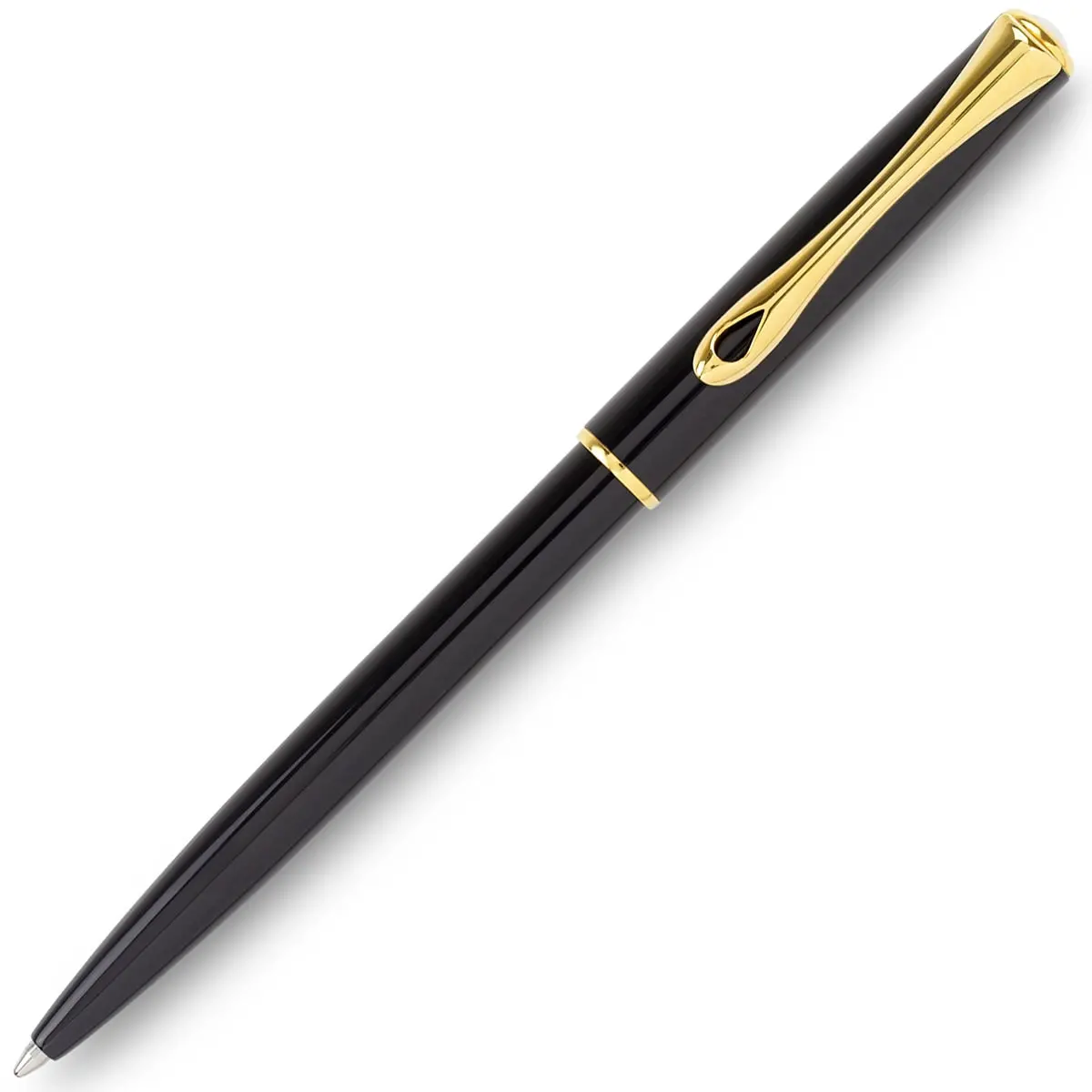 Diplomat, Kugelschreiber Traveller, Easyflow Mine, Schwarz-Gold 1