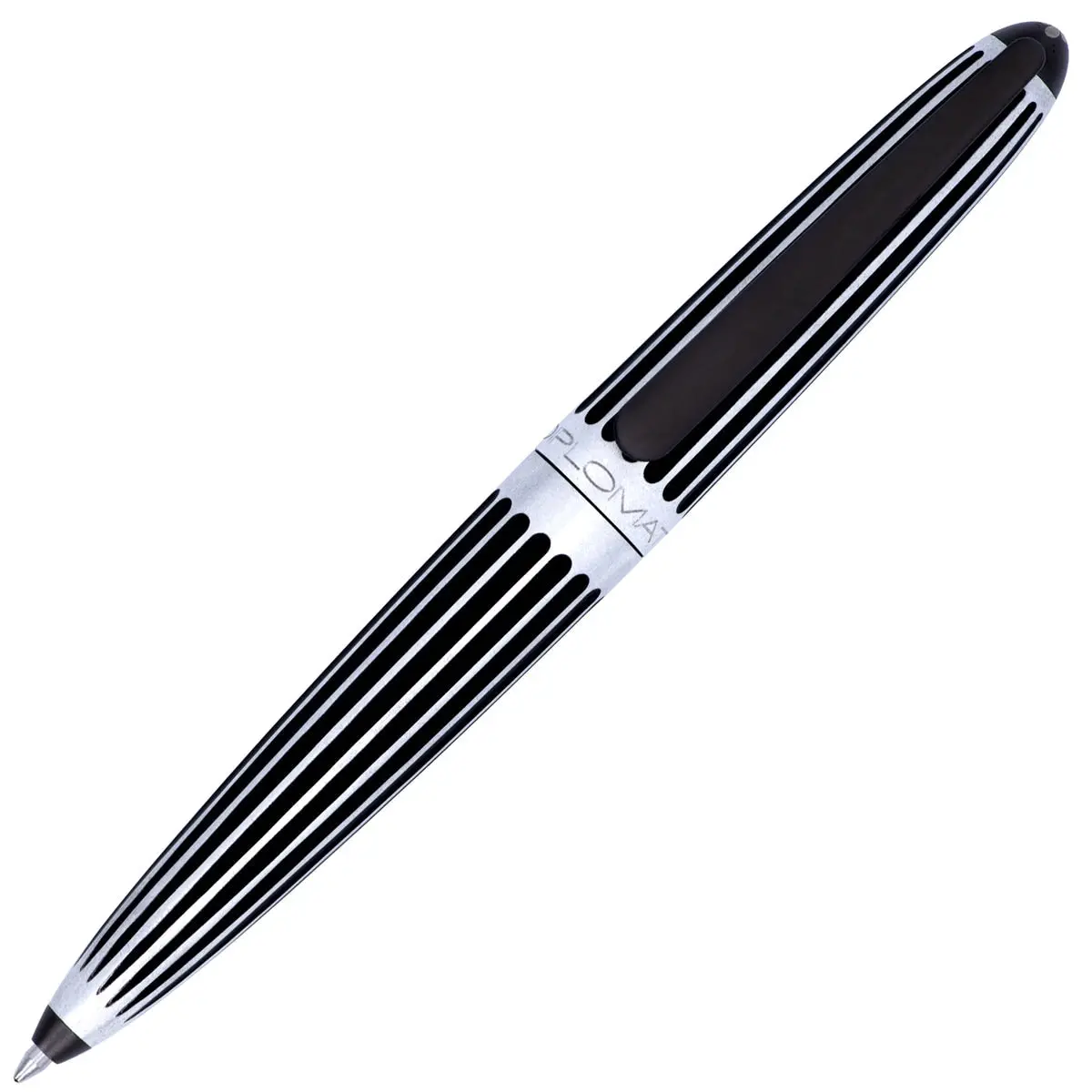 Diplomat, Kugelschreiber Aero, Easyflow Mine, Stripes Black 1