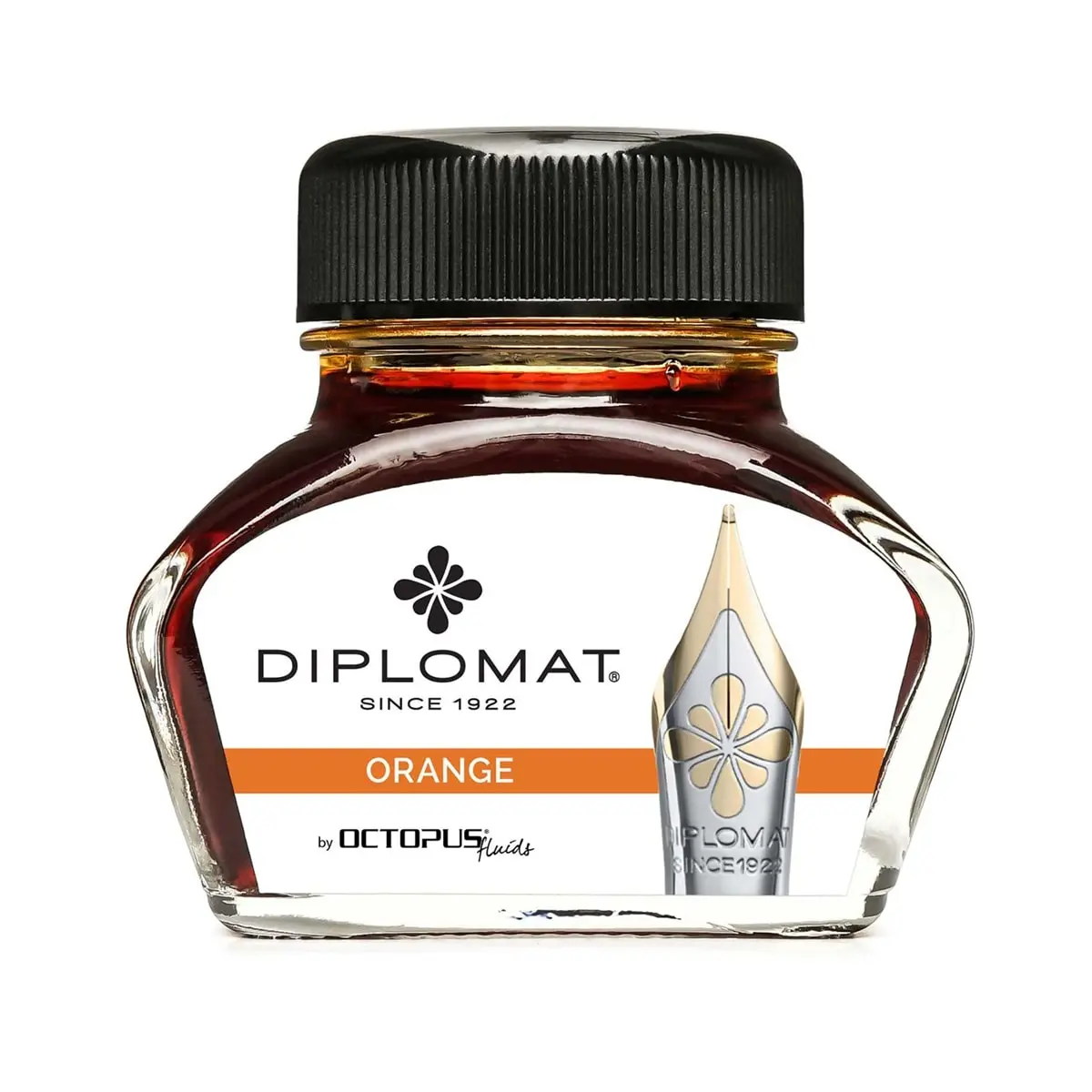 Diplomat, Tintenglas Octupus Ink, 30Ml, Orange 1