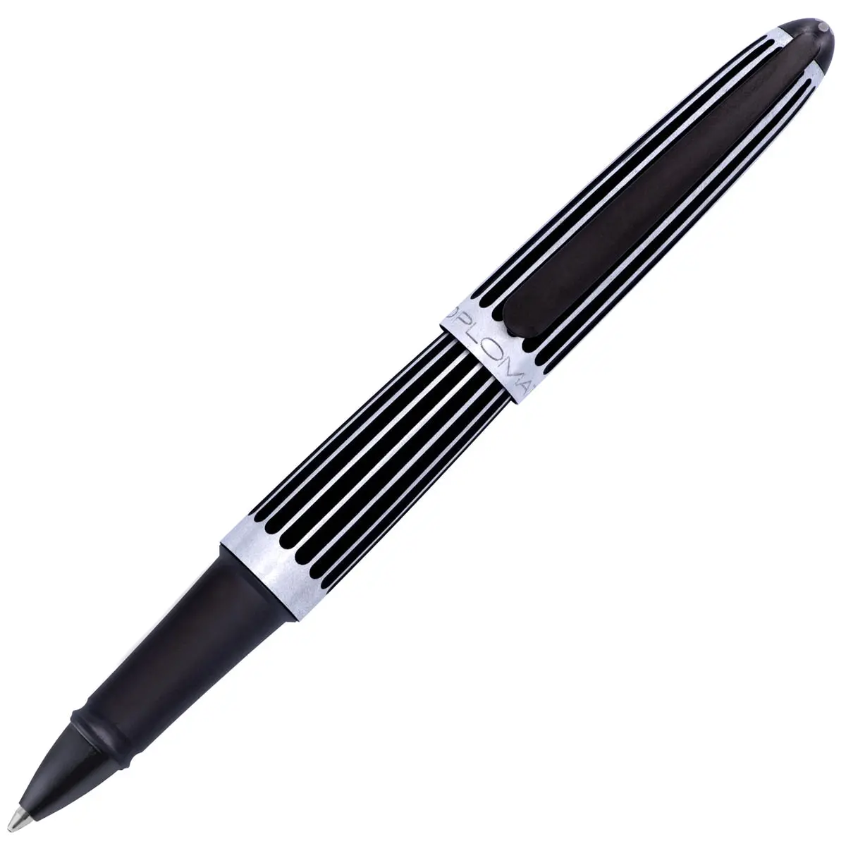 Diplomat, Tintenroller Aero, Stripes Black 1