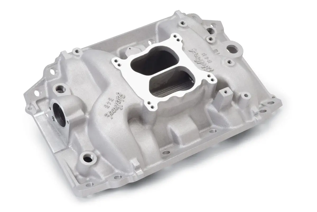 Edelbrock 2515 Buick B-4B Dual-Plane Intake Manifold – Aluminum Performance Upgrade 1