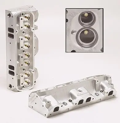 Edelbrock Performer Rpm Aluminum Cylinder Heads – Port-Optimized Design (60509) 1