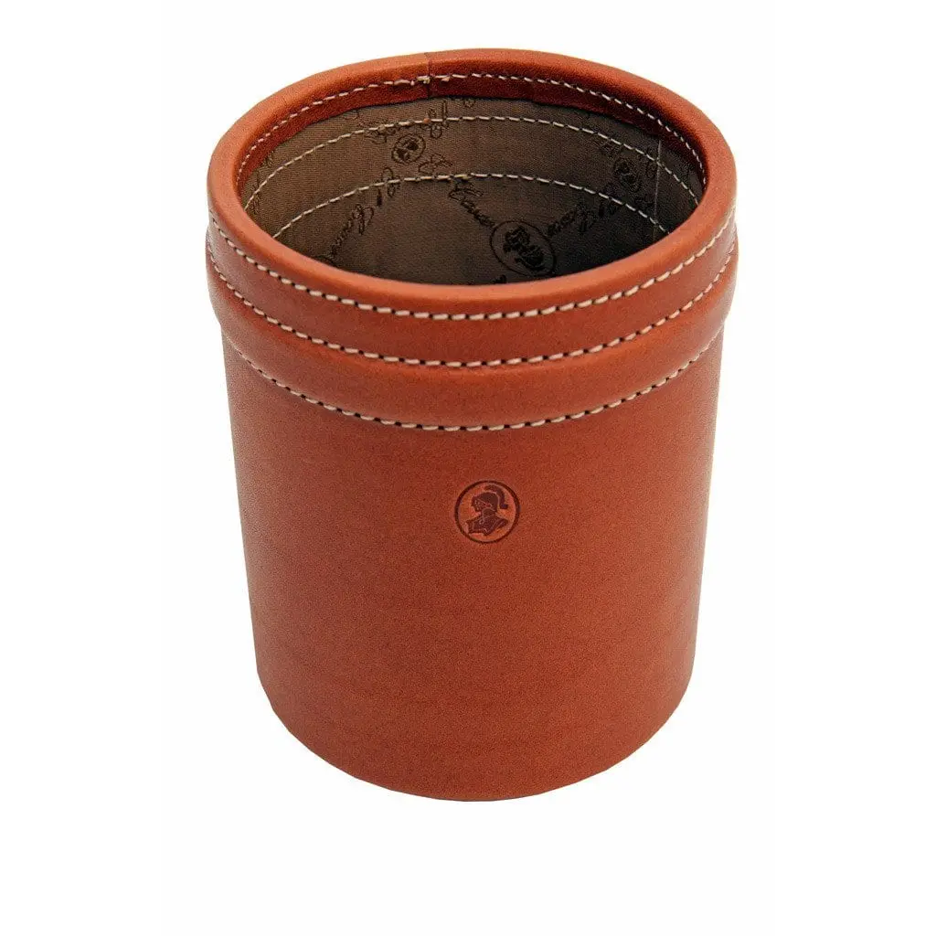 El Casco, Stiftehalter Kalbsleder, Pflanzlich Gegerbt, Cognac 1