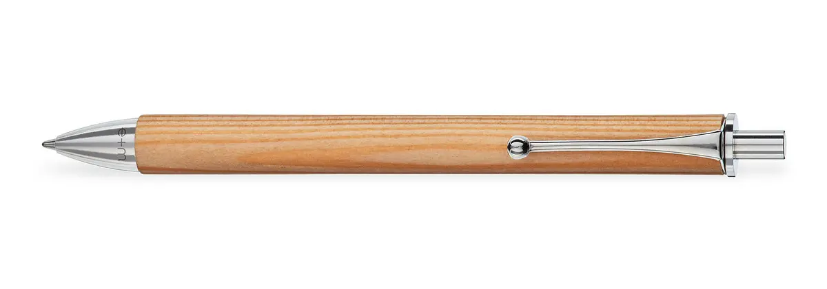 E+M Holzprodukte Gmbh Kugelschreiber Allwood Vernickelt, Natur 1