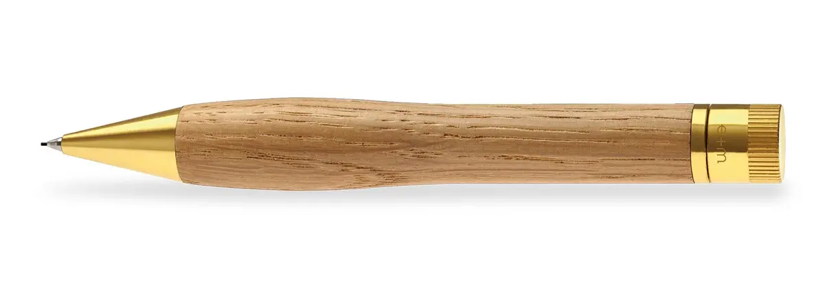 E+M Holzprodukte Gmbh Bleistifte Bow Messing Roh, Natur 1