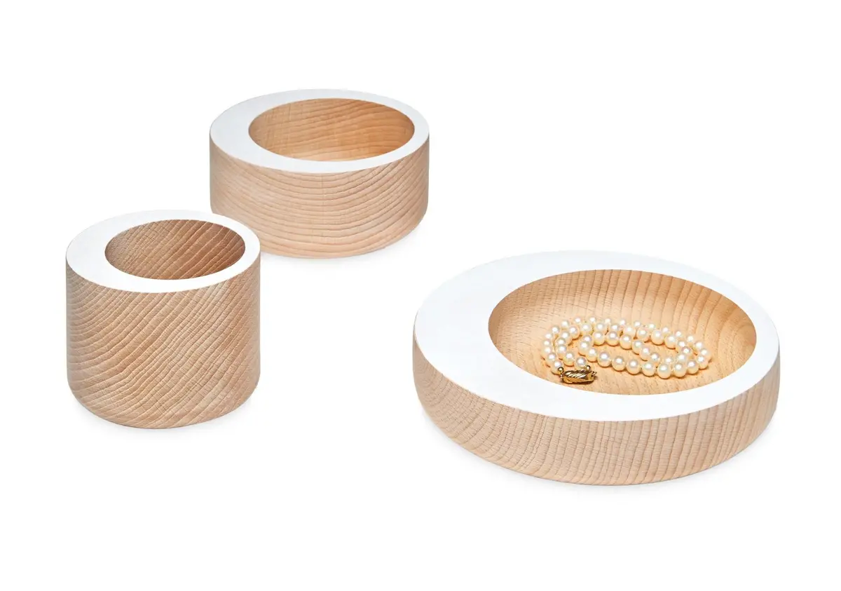 E+M Büro-Accessoires Cilinda Weiß 1