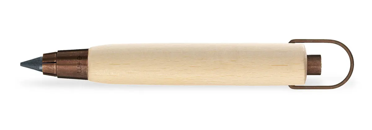 E+M Holzprodukte Gmbh Fallminenstifte Clickman Vernickelt, Natur 1