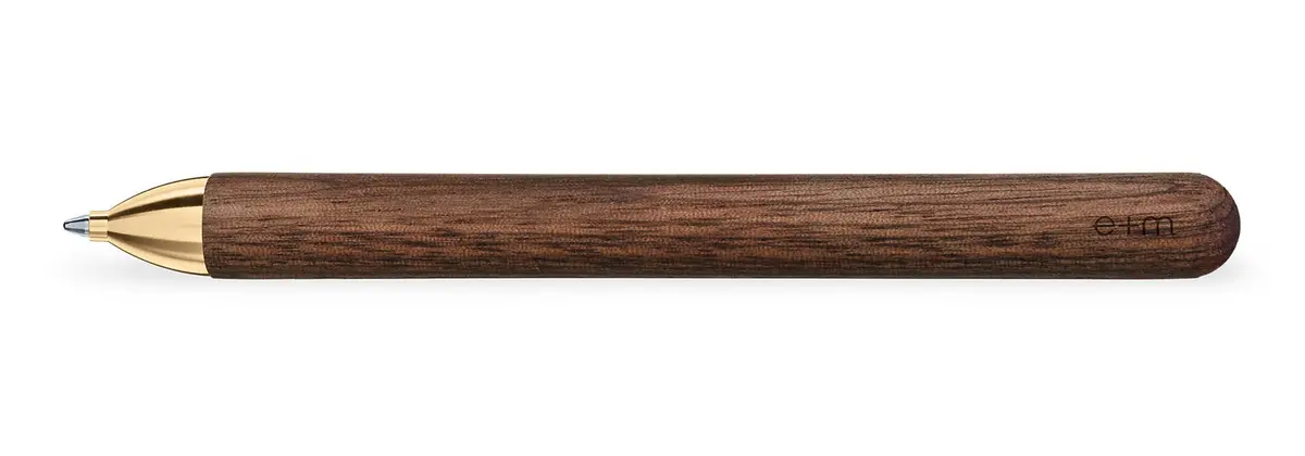 E+M Holzprodukte Gmbh Kugelschreiber Club Geräuchert, Mocca 1