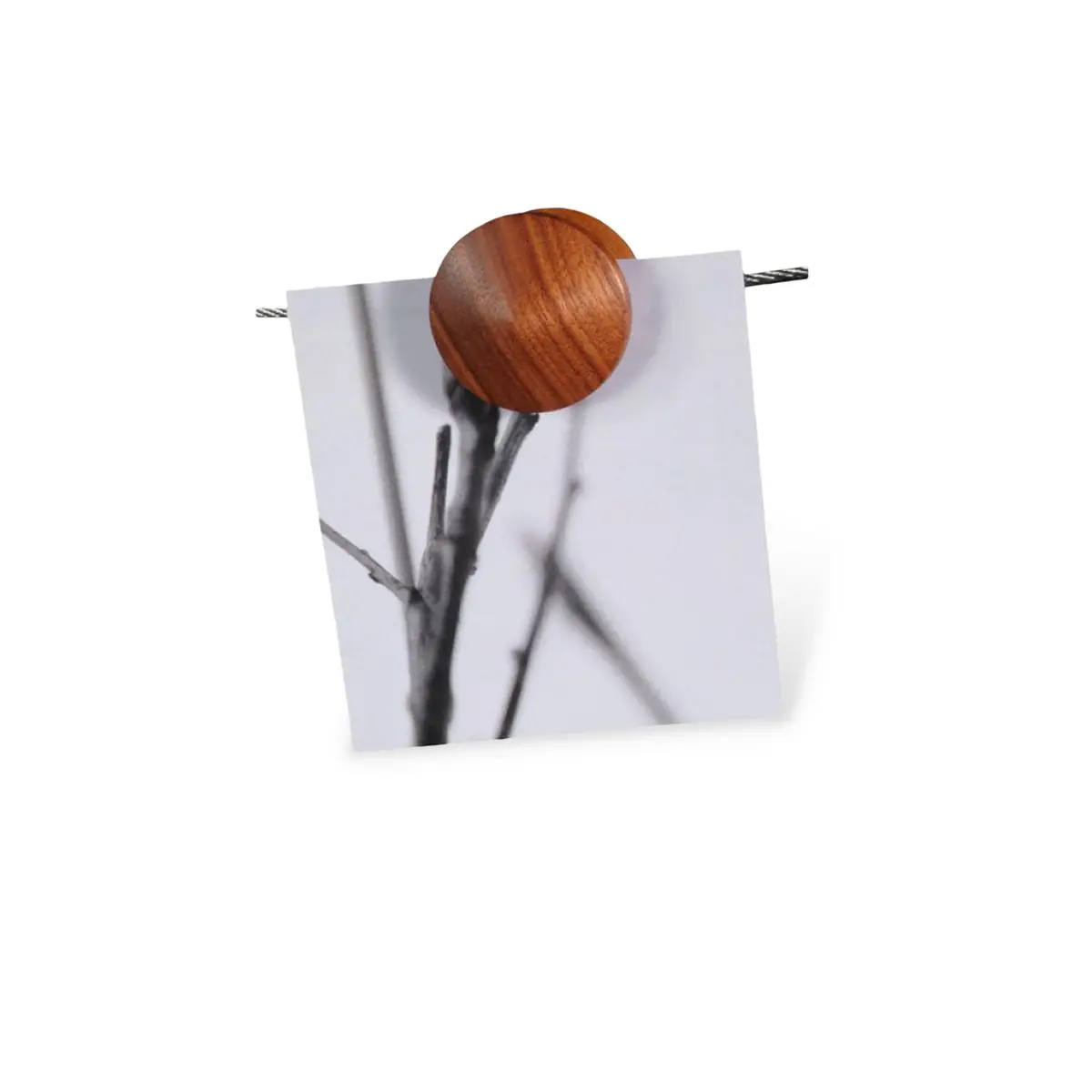 E+M Holzprodukte Gmbh Büro-Accessoires Fotopin Natur 1