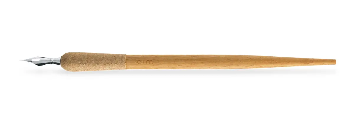 E+M Holzprodukte Gmbh Federhalter & Federn Gemini Natur 1