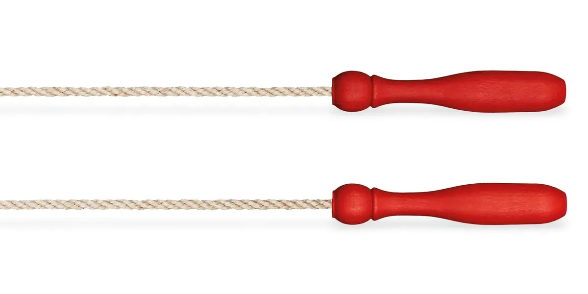 E+M Holzprodukte Gmbh Werbeartikel Zum Spielen Jumping Jack Rot 1