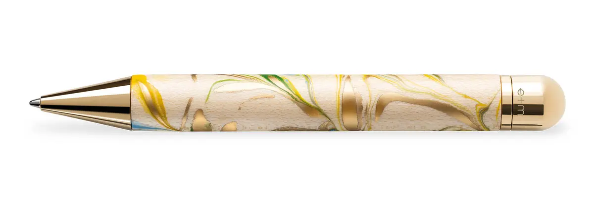 E+M Kugelschreiber Marble 1899 Gold Marmoriert 1