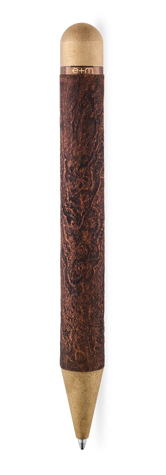 E+M Holzprodukte Gmbh Kugelschreiber Pipe Messing Schwarz Lackiert 1