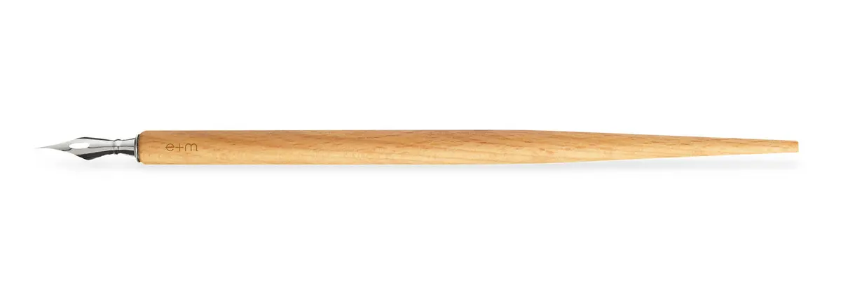 E+M Holzprodukte Gmbh Federhalter & Federn Sagittarius Natur 1
