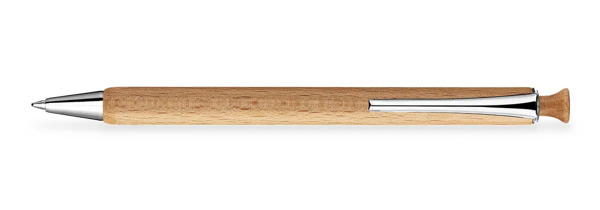 E+M Holzprodukte Gmbh Kugelschreiber Slim Line Natur 1