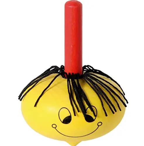 E+M Holzprodukte Gmbh Werbeartikel Zum Spielen Smiley Gelb 1