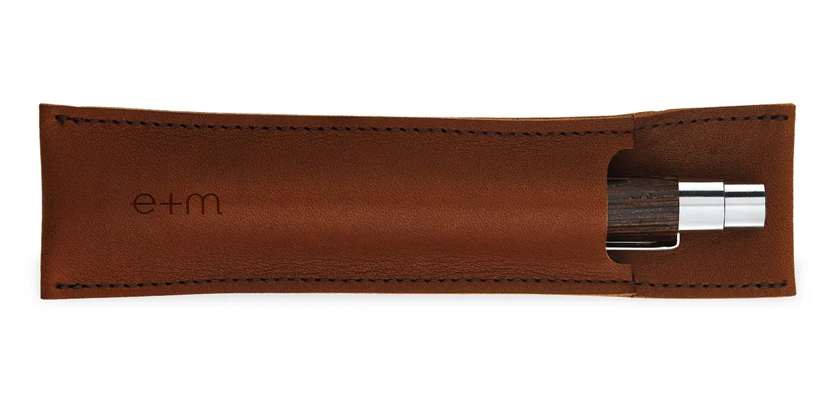 E+M Holzprodukte Gmbh Etuis Stift-Etui L Cognac 1