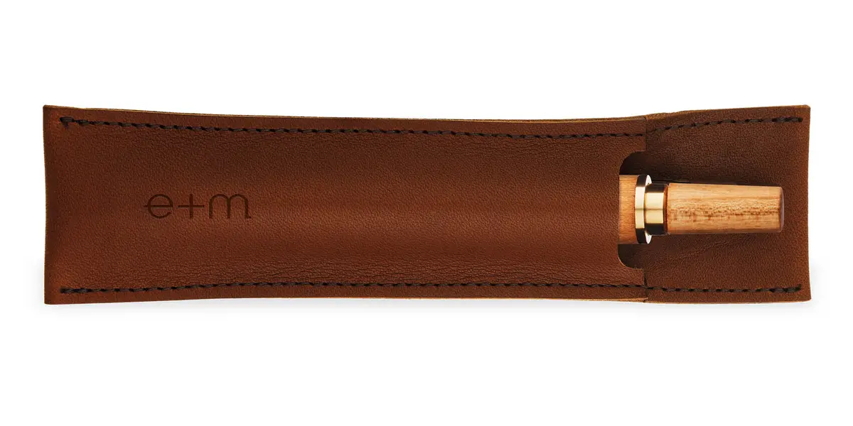 E+M Holzprodukte Gmbh Etuis Stift-Etui S Cognac 1
