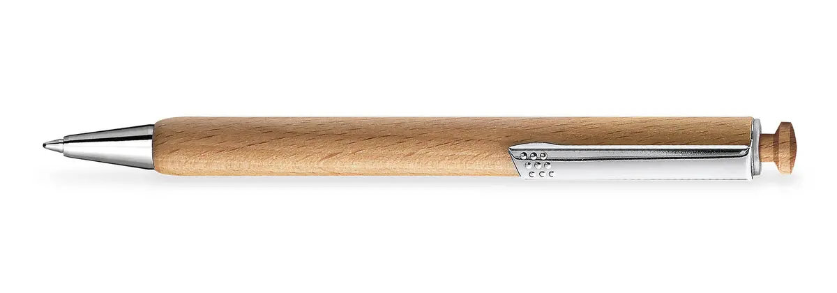 E+M Holzprodukte Gmbh Kugelschreiber Straight Natur 1