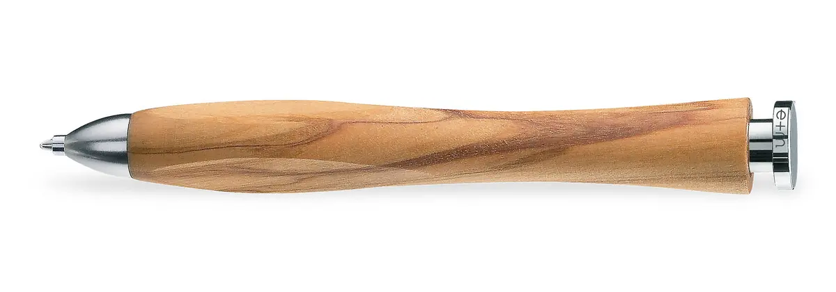 E+M Holzprodukte Gmbh Kugelschreiber Whale-Twist Vernickelt 1