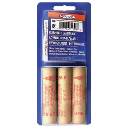 Estes Rocket Engines: B6-0 (3 Ea) 1