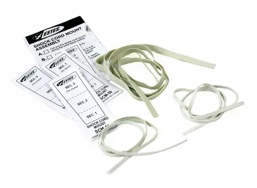 Estes Rockets Shock Cords & Mount Pack 1