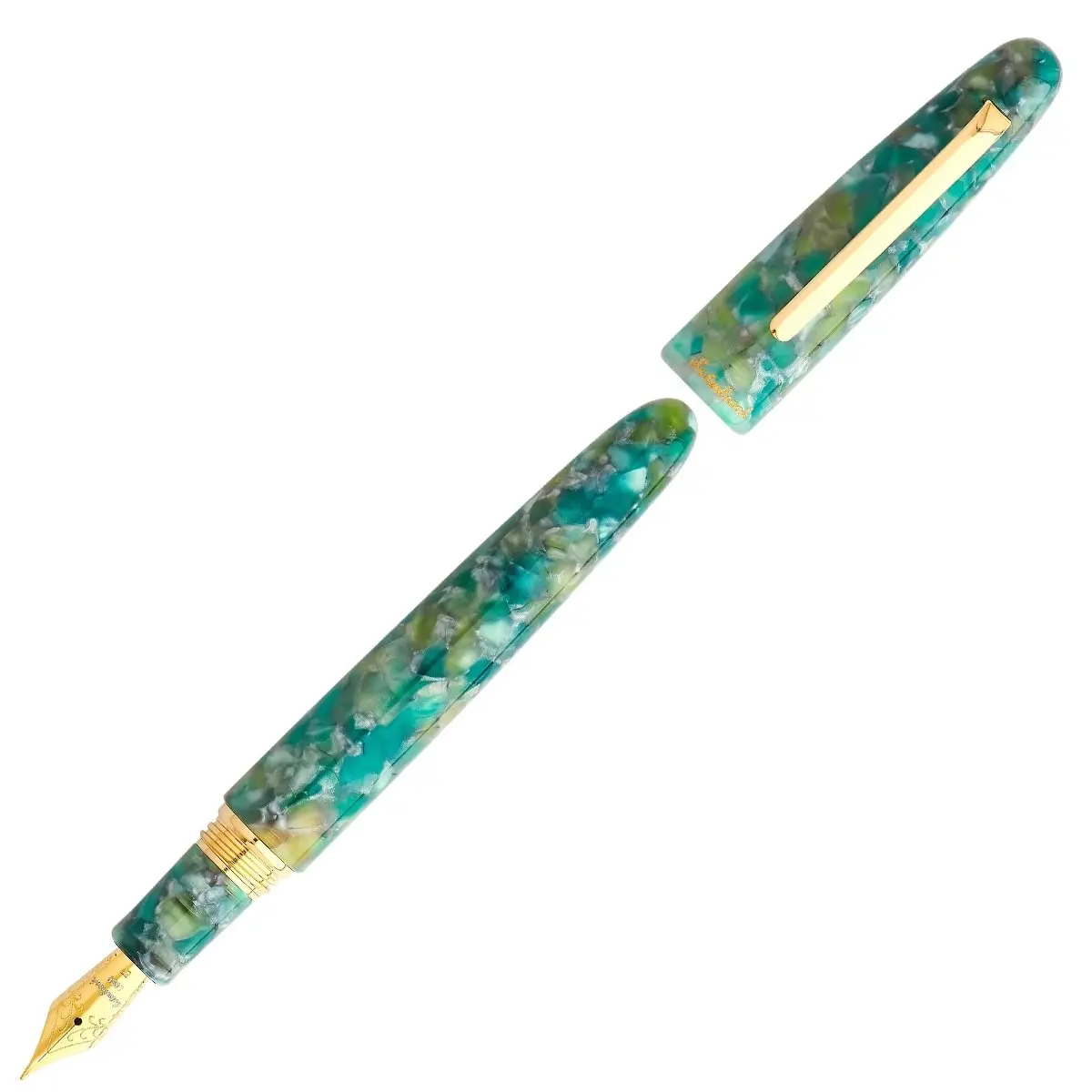 Esterbrook, Füller Estie Gold Trim, Oversized, Sea Glass 1