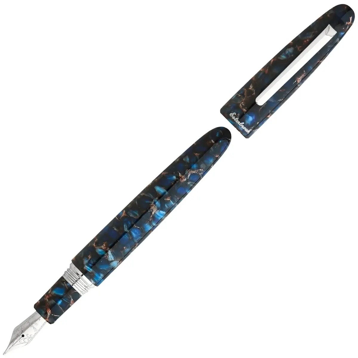 Esterbrook, Füller Estie, Palladium Oversize, Nouveau Blue 1