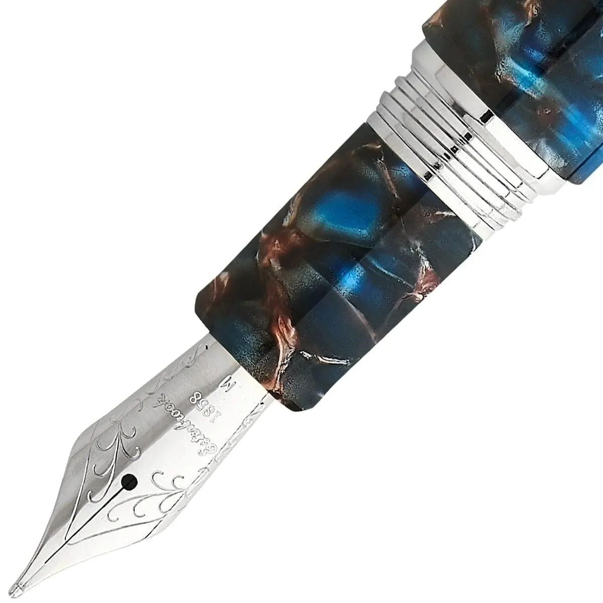 Esterbrook, Füller Estie, Palladium Oversize, Nouveau Blue 2