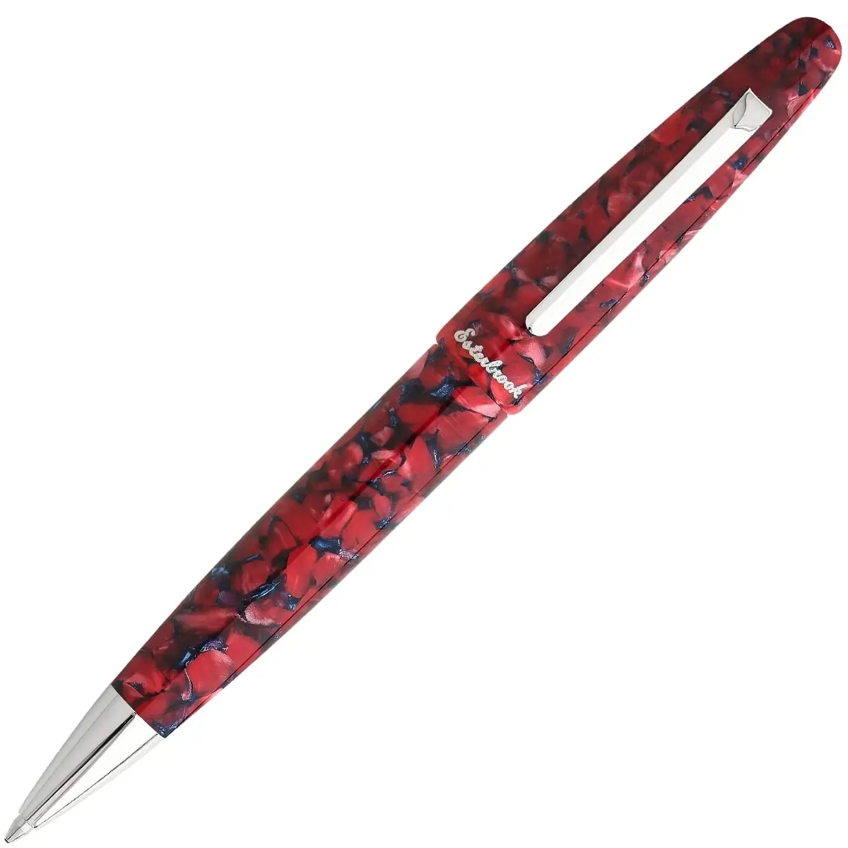 Esterbrook, Kugelschreiber Estie, Palladium, Scarlet 1