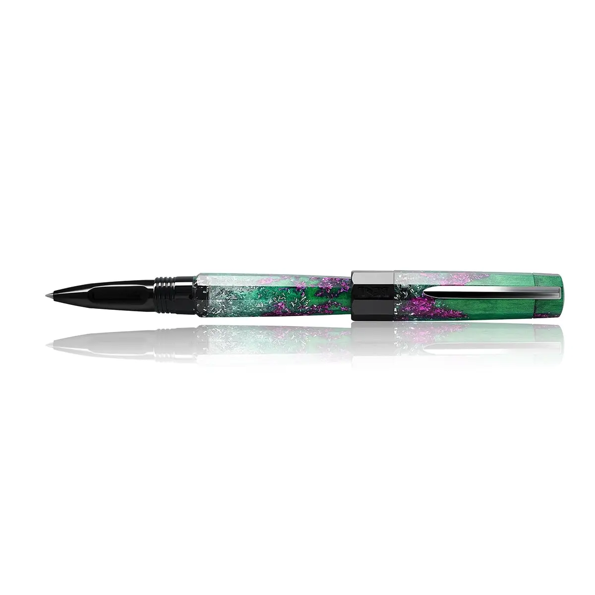Benu Rollerball Euphoria Gunmetal, Pink Guava 1