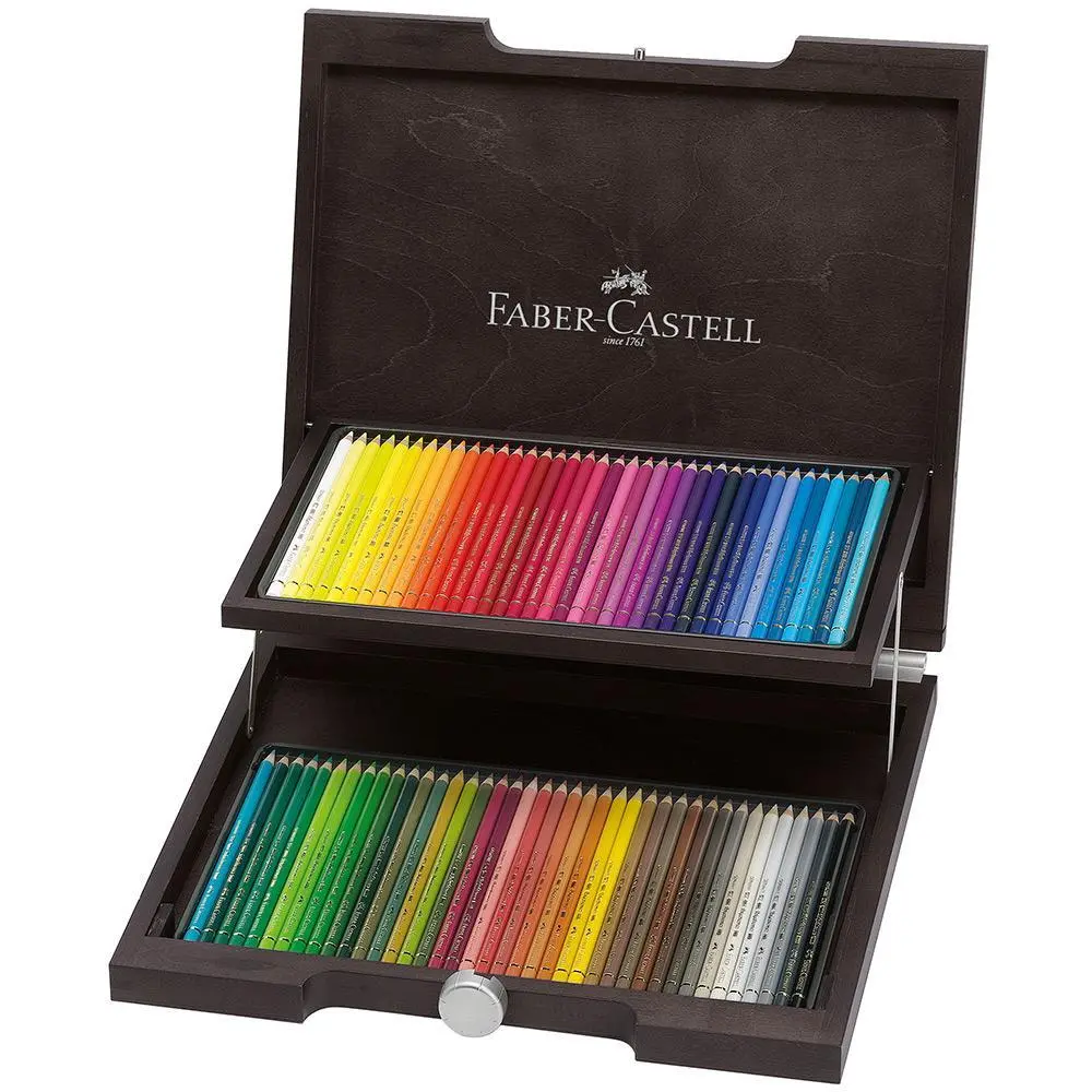 Faber-Castell, Buntstift Polychromos, 72 Stifte Hozkoffer 1