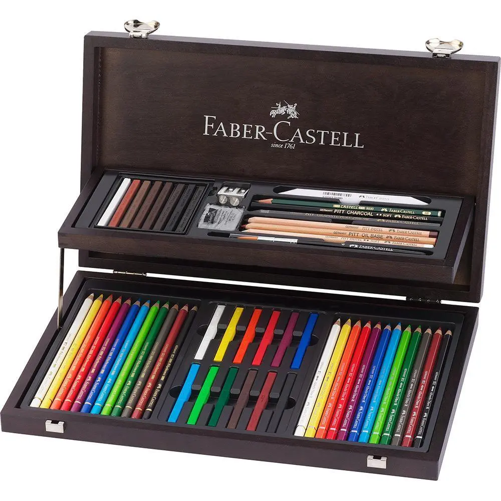 Faber-Castell, Buntstift Art & Graphic, Compendium Holzkoffer 1