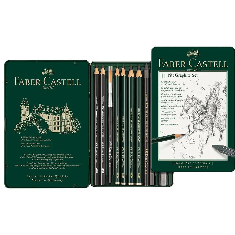 Faber-Castell, Buntstift Pitt Pitt Graphite, Metalletui Klein 1