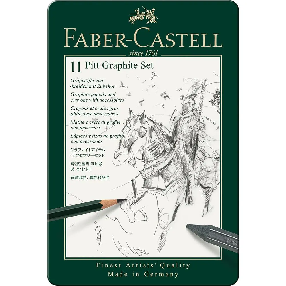 Faber-Castell, Buntstift Pitt Pitt Graphite, Metalletui Klein 2