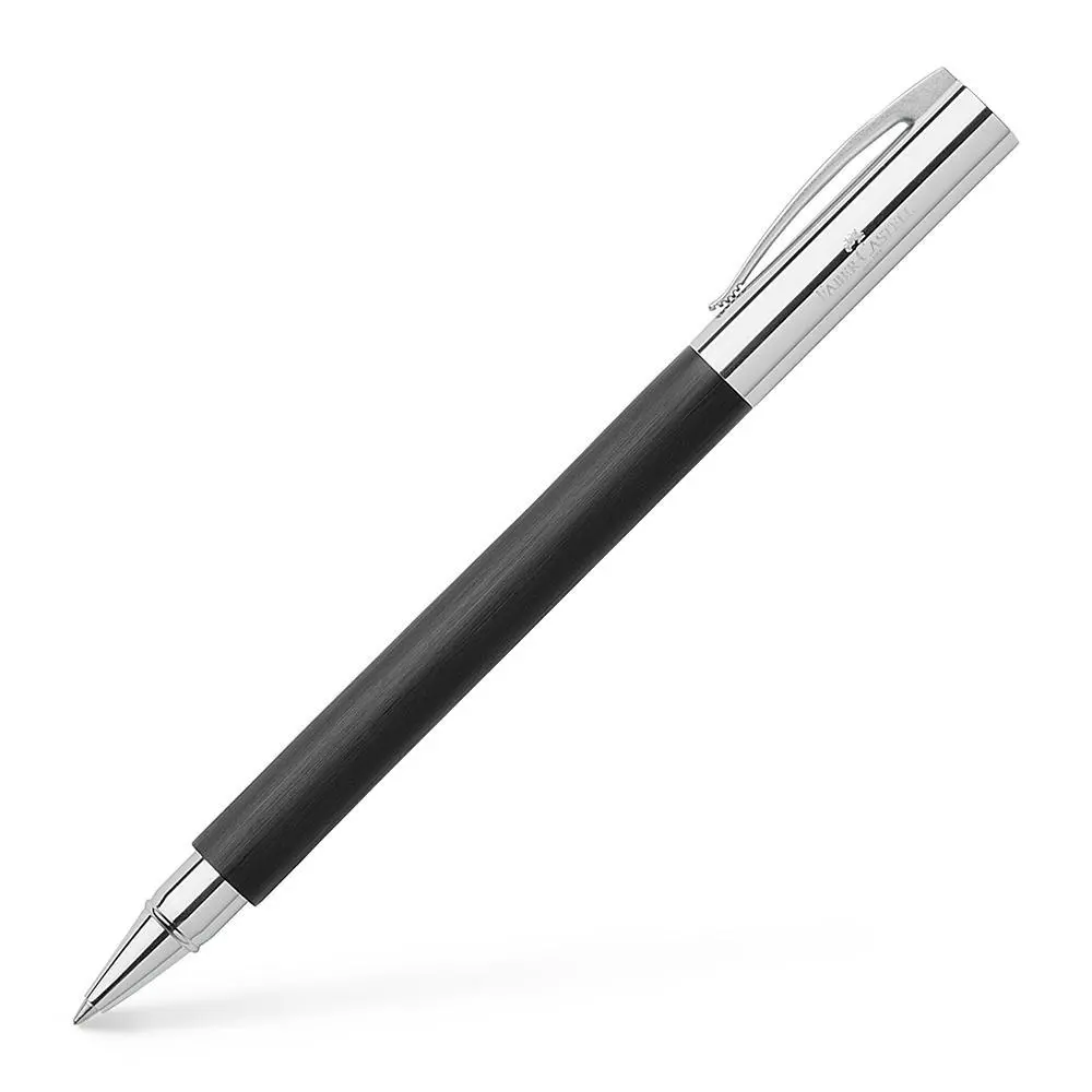 Faber-Castell, Tintenroller Ambition, Edelharz, Schwarz 1